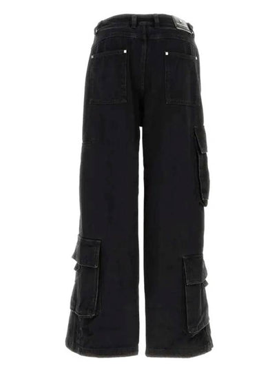 Cargo Denim Pants Black W233PT16 859B - WOOYOUNGMI - BALAAN 2