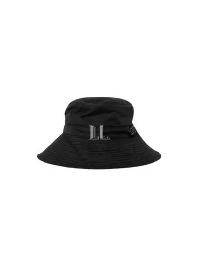 Tech Logo Patch Bucket Hat Black - GANNI - BALAAN 2