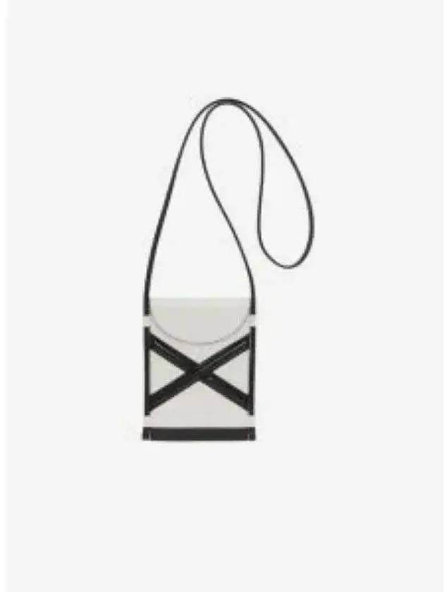 Micro Curve Cross Bag Ivory Black - ALEXANDER MCQUEEN - BALAAN 2