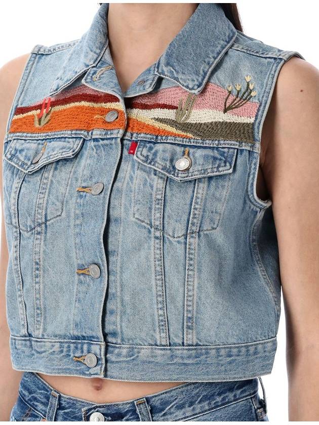 Levi'S Embroidery Vest - LEVI'S - BALAAN 3