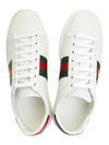 Ace Bee Embroidered Low Top Sneakers White - GUCCI - BALAAN 3