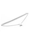 Matrix Tennis Round Cut Rhodium Plated Bracelet Silver - SWAROVSKI - BALAAN 4