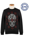 Skull Star Print Cotton Sweatshirt Black - PHILIPP PLEIN - BALAAN 3