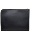 Graffiti Leather Clutch Bag Black - ALEXANDER MCQUEEN - BALAAN 4