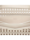 Le Papa Small Calfskin Shoulder Bag White - ALAIA - BALAAN 11