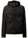 Chrome R Hooded Jacket Black - CP COMPANY - BALAAN 2