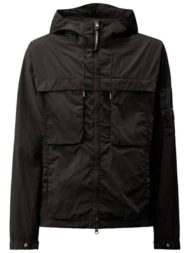 Chrome R Hooded Jacket Black - CP COMPANY - BALAAN 2