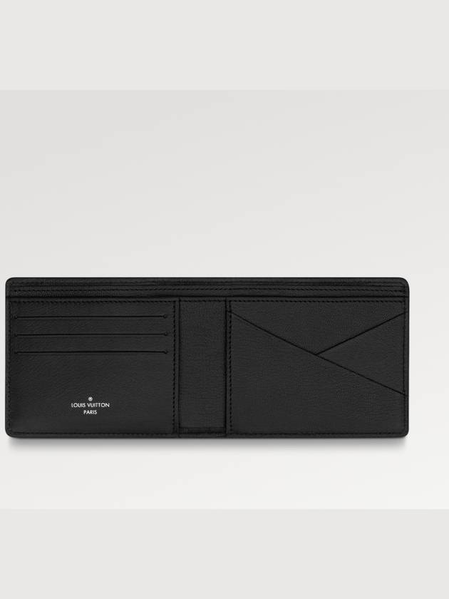 men's wallet ostrich leather black - LOUIS VUITTON - BALAAN 4