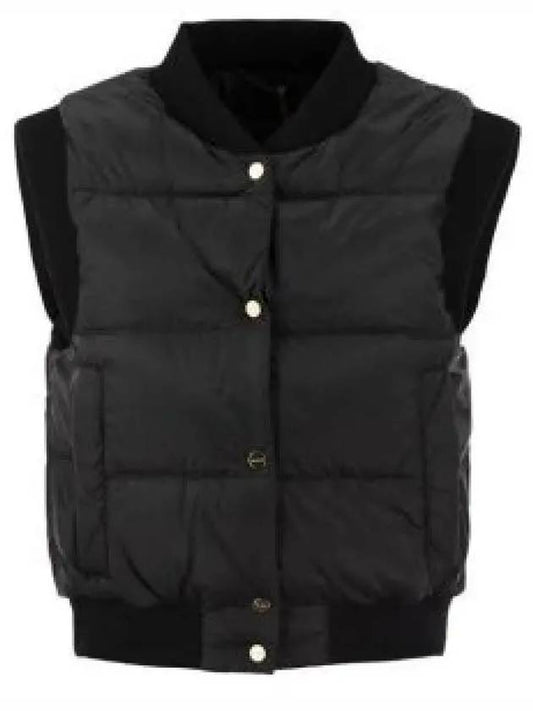 Asoft Water Repellent Padding Vest Black - MAX MARA - BALAAN 2