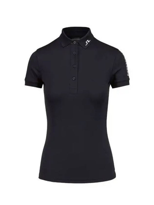 Women's Tour Tech Golf Polo Navy - J.LINDEBERG - BALAAN 2