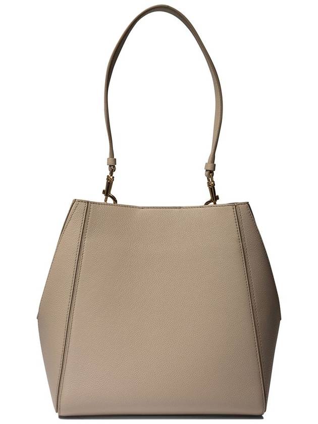 Logo Leather Bucket Bag Fresh Clay - TORY BURCH - BALAAN 6