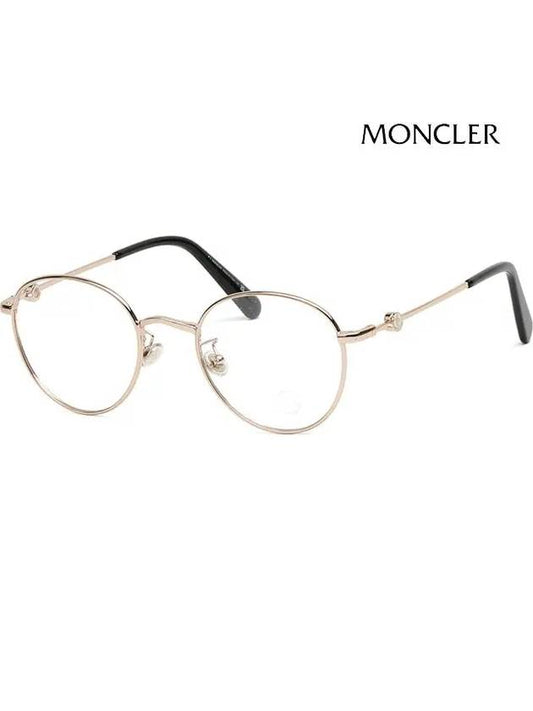 Glasses Frame ML5140D 028 Gold Frame Glasses Asian Fit - MONCLER - BALAAN 1