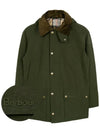 Waterproof Ashby Hooded Jacket Green - BARBOUR - BALAAN 4