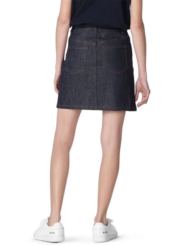 Women's Jupe Standard Denim H-Line Skirt - A.P.C. - BALAAN 4