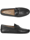 Men's City Gommino Leather Driving Shoes Black - TOD'S - BALAAN 2