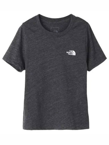 Simple Logo Tri Blend Short Sleeve T Shirt - THE NORTH FACE - BALAAN 1