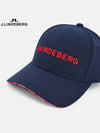 Harry Embroidered 3D Logo Ball Cap Navy - J.LINDEBERG - BALAAN 3