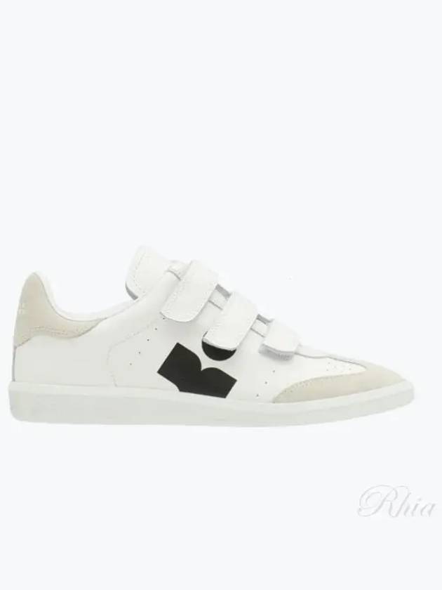 Beth Logo Leather Low Top Sneakers White - ISABEL MARANT - BALAAN 2