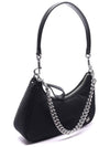 Mercer Nylon Chain Small Shoulder Bag Black - TORY BURCH - BALAAN.