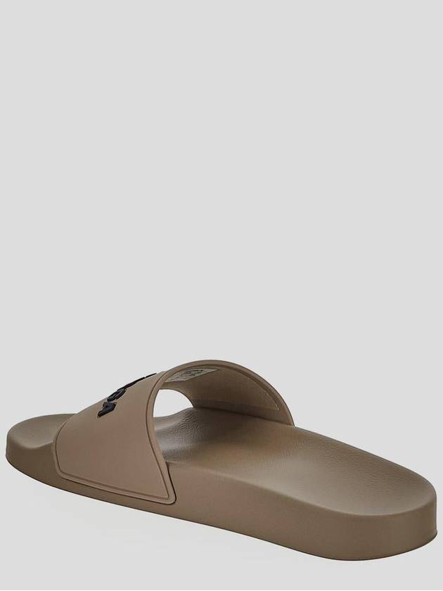 Logo Slides Slippers Beige - BALENCIAGA - BALAAN 4