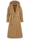 Bdanton Virgin Wool Single Coat Camel - MAX MARA - BALAAN 2