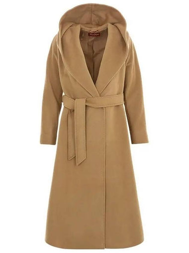 Studio Women s DANTON Hooded Wool Coat Camel 2360161239600 006 - MAX MARA - BALAAN 1