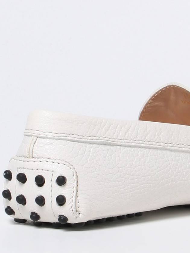 Women's Gommino Leather Driving Shoes White - TOD'S - BALAAN 3