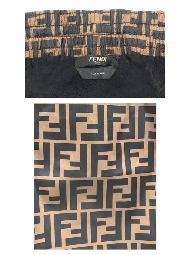 Monogram Swim Short Brown - FENDI - BALAAN 6