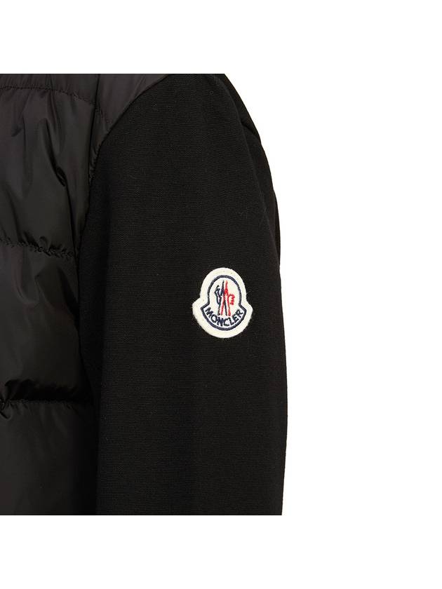 Women's Padding Zip-Up Sweatshirt Black - MONCLER - BALAAN 8