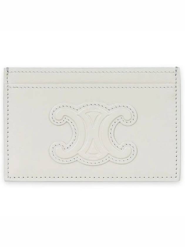 Coeur Triomphe Shaille Cuffskin Card Wallet Light Stone - CELINE - BALAAN 3