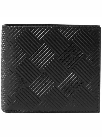 Bottega Veneta Intrecciato Line Pattern Emboss Befold Wallet Ring Wallet - BOTTEGA VENETA - BALAAN 1