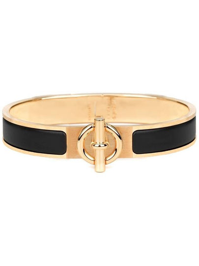 Clic Glennan Bracelet Black Gold - HERMES - BALAAN 2