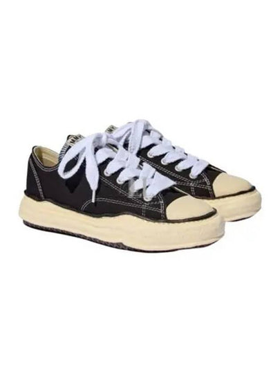 Peterson VL OG Sole Canvas Low Top Sneakers Black - MIHARA YASUHIRO - BALAAN 2