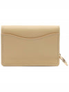 Gancini Calfskin Card Wallet Butter - SALVATORE FERRAGAMO - BALAAN 5