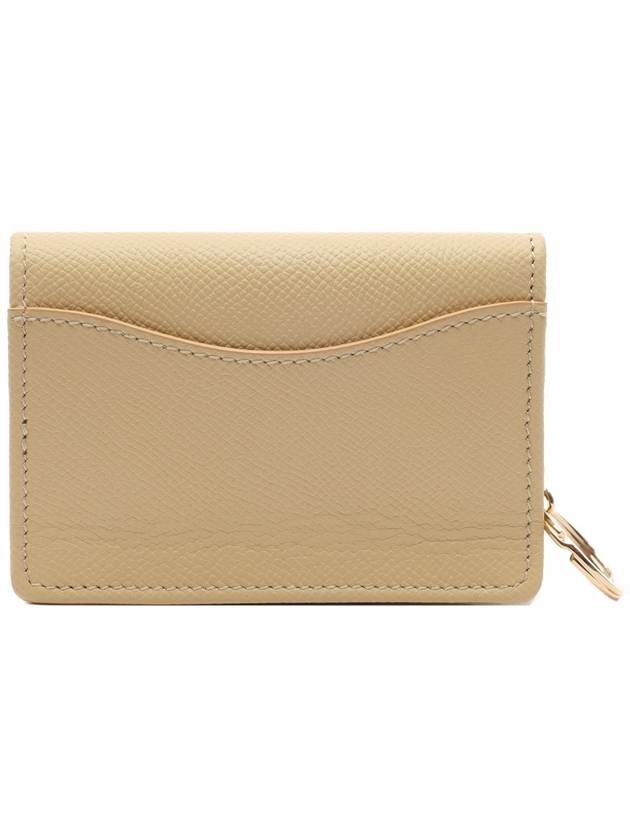 Gancini Calfskin Card Wallet Butter - SALVATORE FERRAGAMO - BALAAN 5