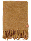 Alpaca Mohair Scarf Camel - LOEWE - BALAAN 3