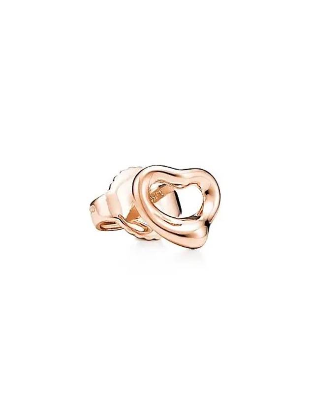 Elsa Peretti Open Heart Earrings Rose Gold - TIFFANY & CO. - BALAAN 3