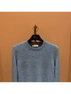 knit top light blue - BRUNELLO CUCINELLI - BALAAN 3