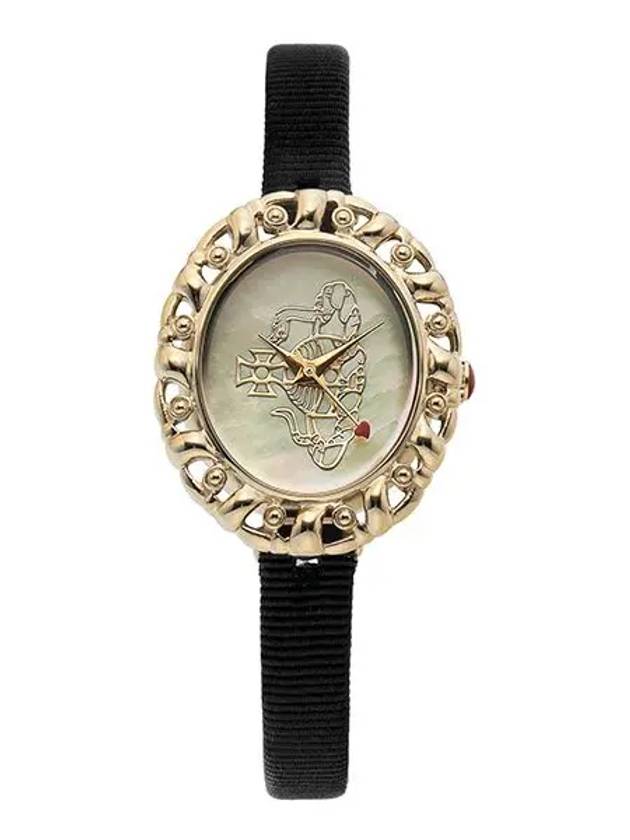 Rococo Leather Watch Black - VIVIENNE WESTWOOD - BALAAN 3