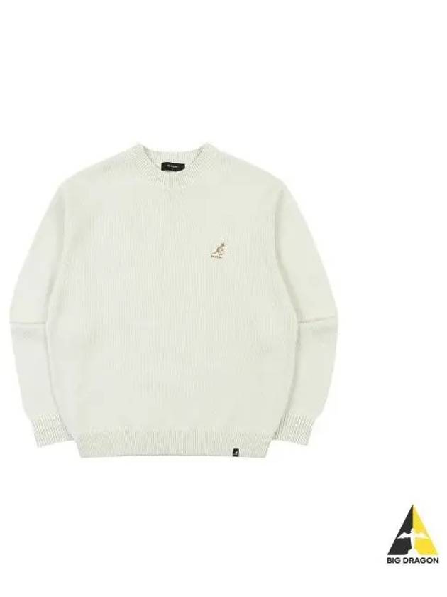 Logo Patch Sweater 1878 Mint - KANGOL - BALAAN 1