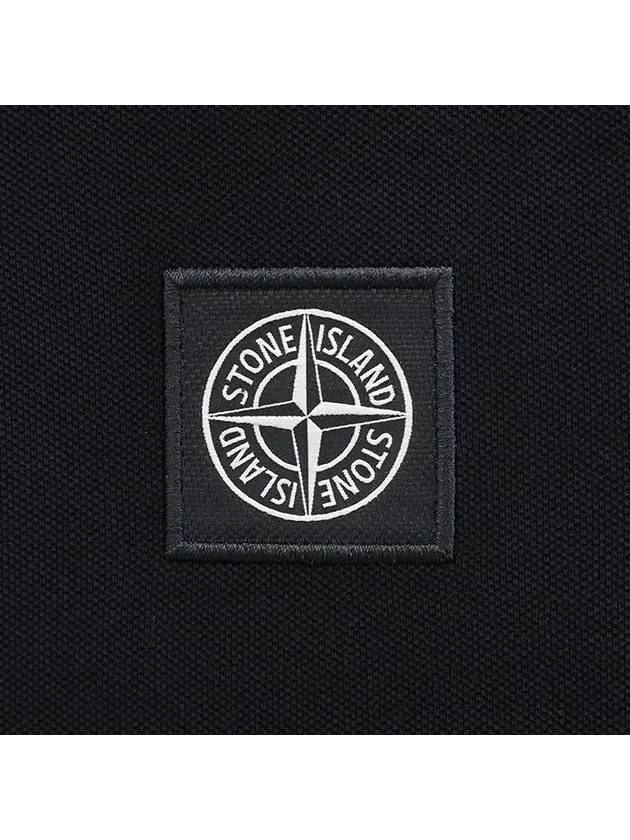 Logo Badge PK Shirt Black - STONE ISLAND - BALAAN 4