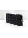 Cannage patent clutch chain shoulder bag - DIOR - BALAAN 4