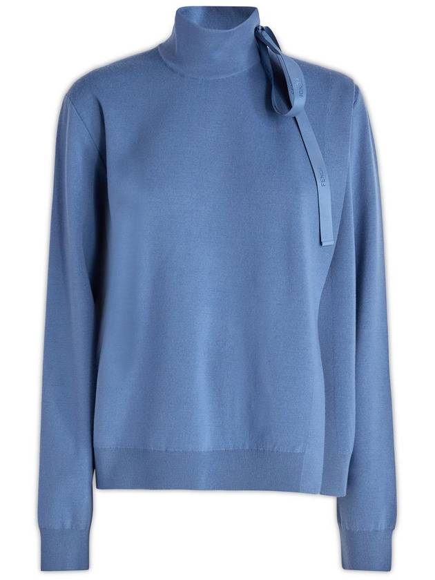 Sweater FZX972ANJK F1KE5 BLUE - FENDI - BALAAN 2