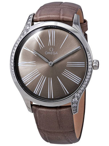 Omega De Ville Diamond Grey Dial Ladies Watch 428.18.39.60.13.001 - OMEGA - BALAAN 1