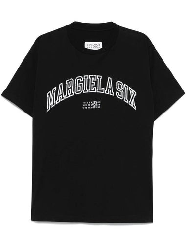 MM6 Maison Margiela T-shirts and Polos Black - MAISON MARGIELA - BALAAN 1