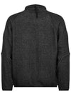 Logo Patch Mock Neck Sweatshirt Black - STONE ISLAND - BALAAN 4