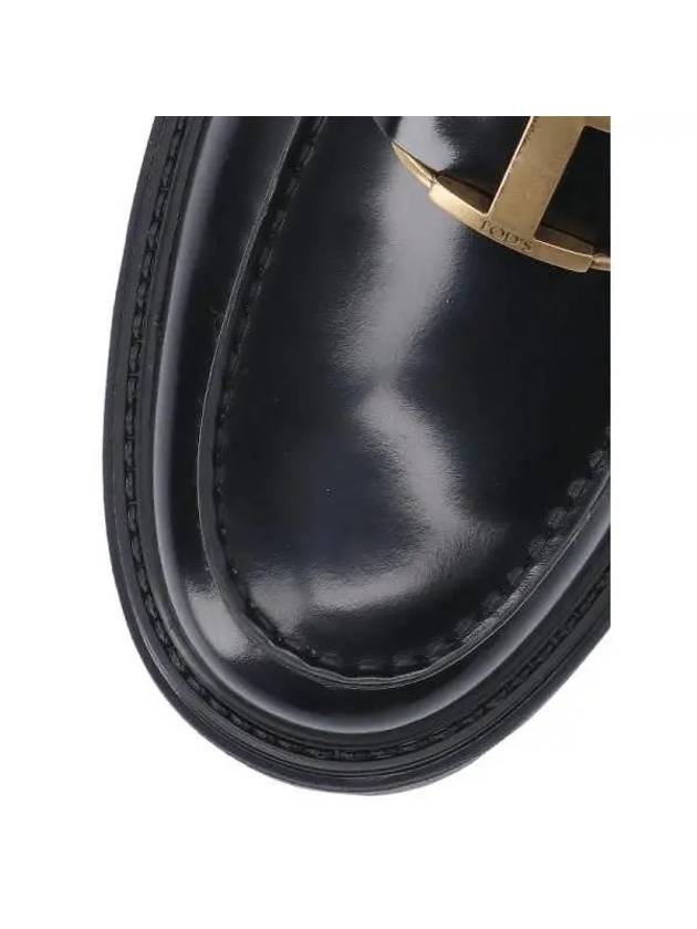 T Timeless Leather Loafers Black - TOD'S - BALAAN 6