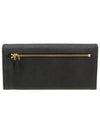 Metal Logo Saffiano Long Wallet Black - PRADA - BALAAN 4