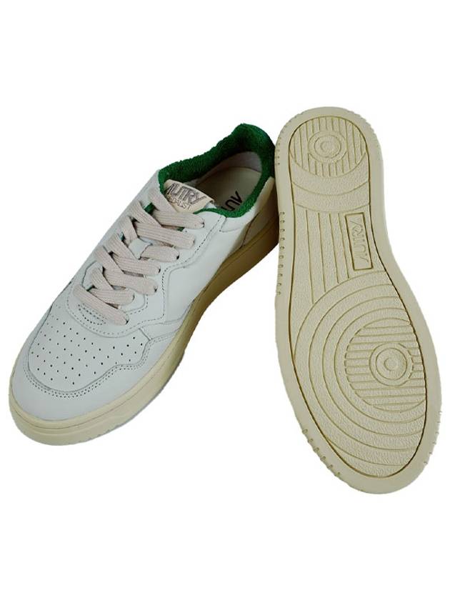 Medalist Green Tab Low Top Sneakers White - AUTRY - BALAAN 3