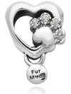 sparkling sole heart pendant dangle charm silver - PANDORA - BALAAN 4